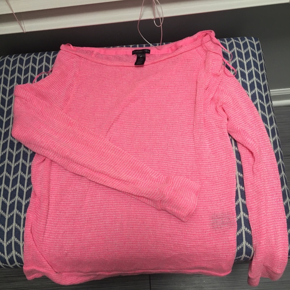 Pink soft sweater